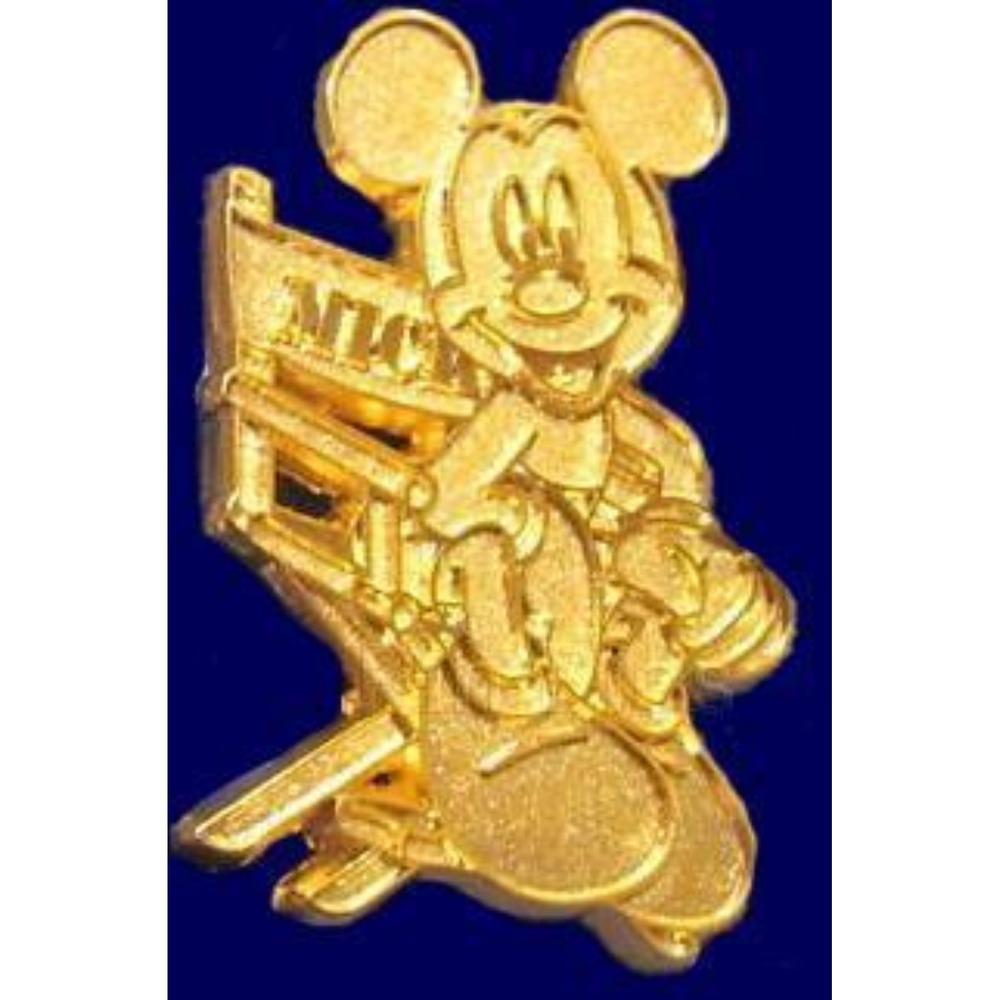 Disney Pin Mickey Mouse Mystery Director's Chair GOLD metal Chaser 75721 PT52